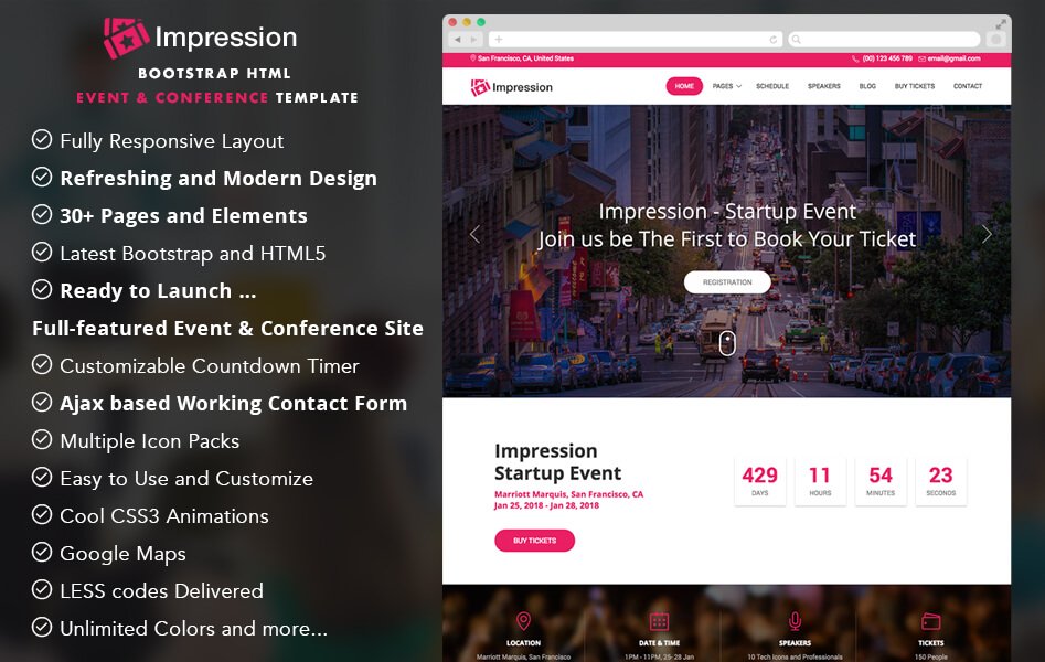 Impression Event Conference Templates 