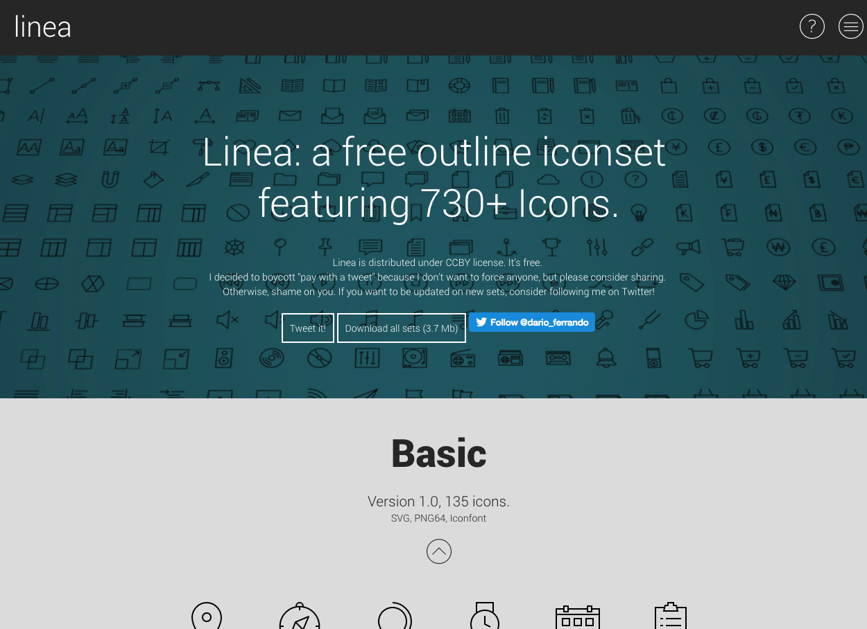 Linea - 730+ Free Icons