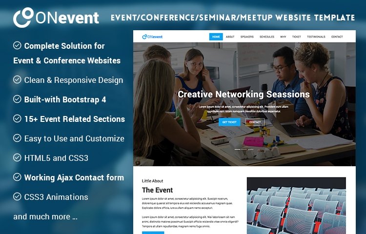 Onevent _ Conference Template