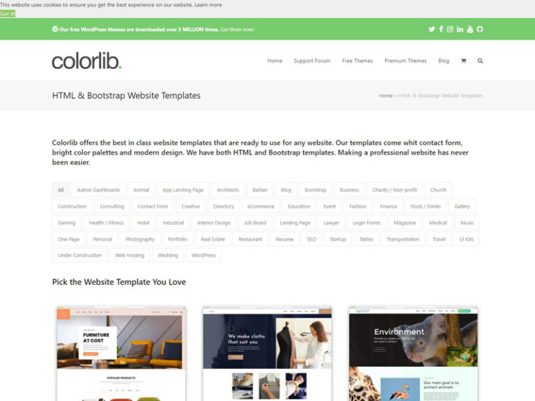 11+ Sites to Download Free HTML Templates | UIdeck