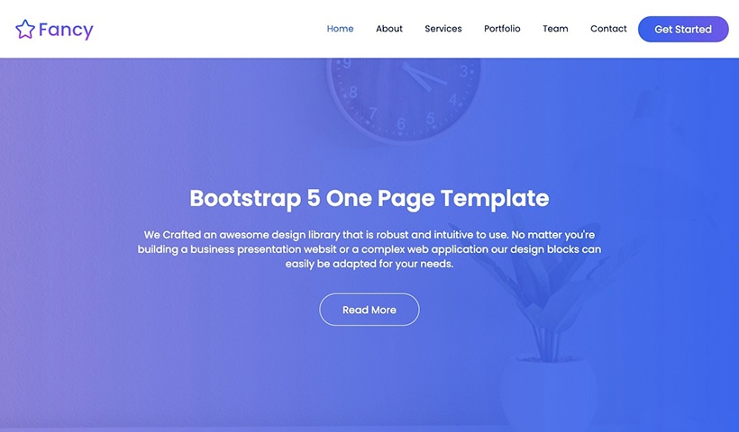 Fancy - Bootstrap 5 Template