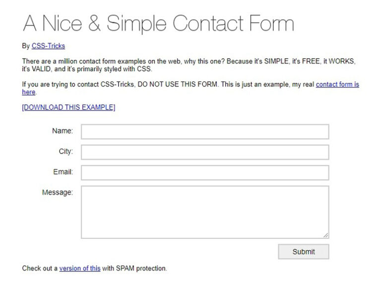 15+ Free HTML Contact Form & Page Templates | UIdeck