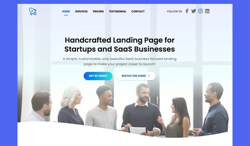 Star - SaaS Business Landing Page