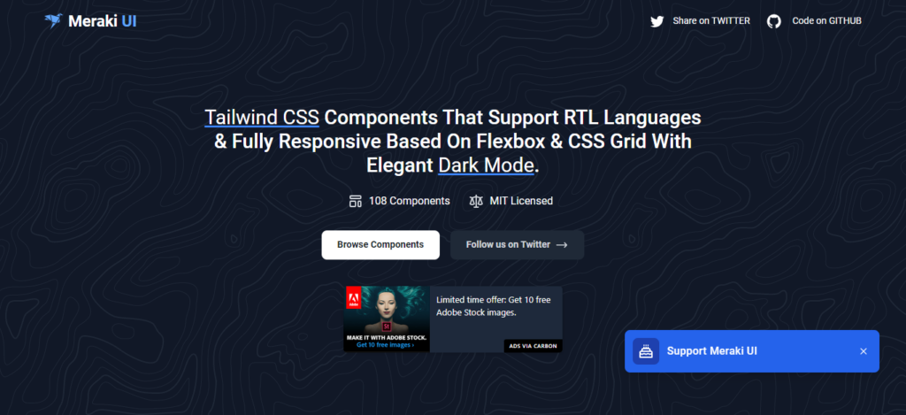 Meraki UI - Tailwind CSS Components 