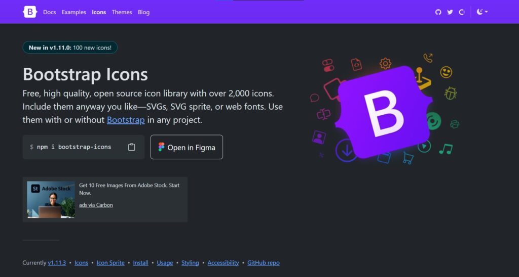 Bootstrap Icons - Free  Font Awesome Alternatives 