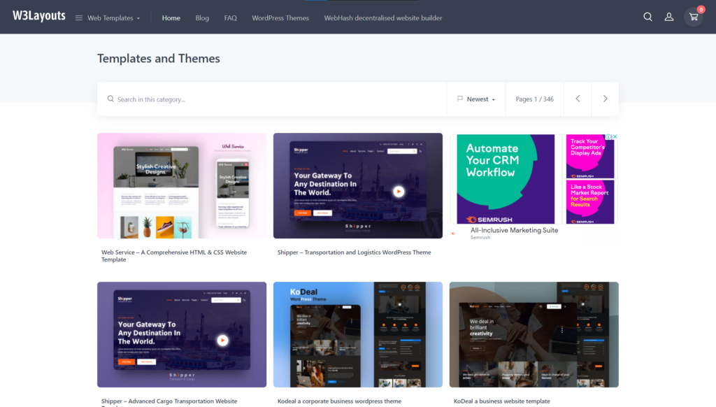 W3Layouts - Download Free HTML Templates