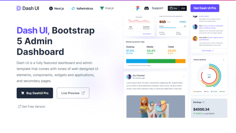 15+ Best Free Bootstrap UI Kits of 2025 | UIdeck