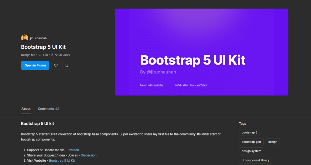 Figma Bootstrap 5 UI Kit