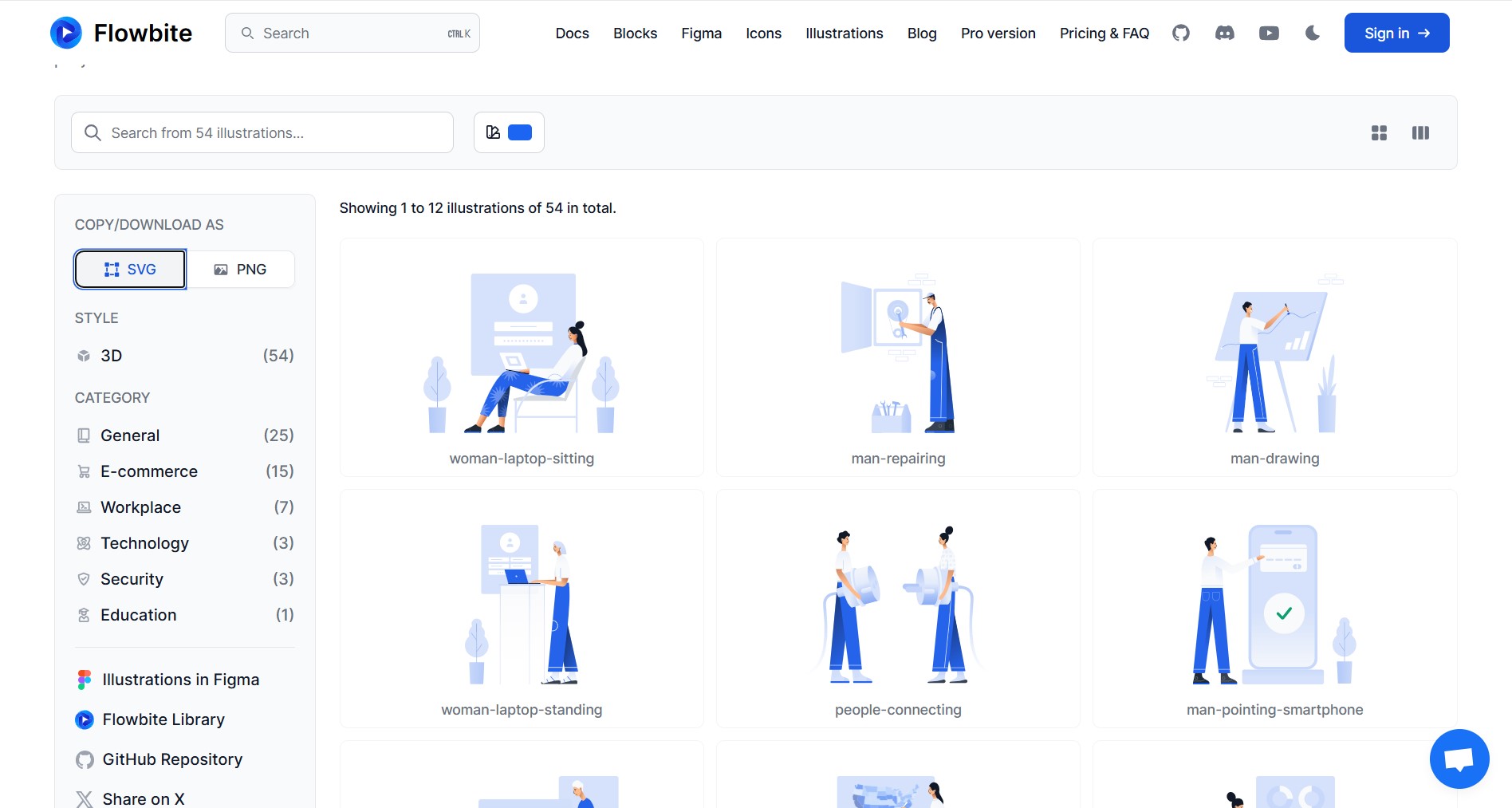flowbite illustrations