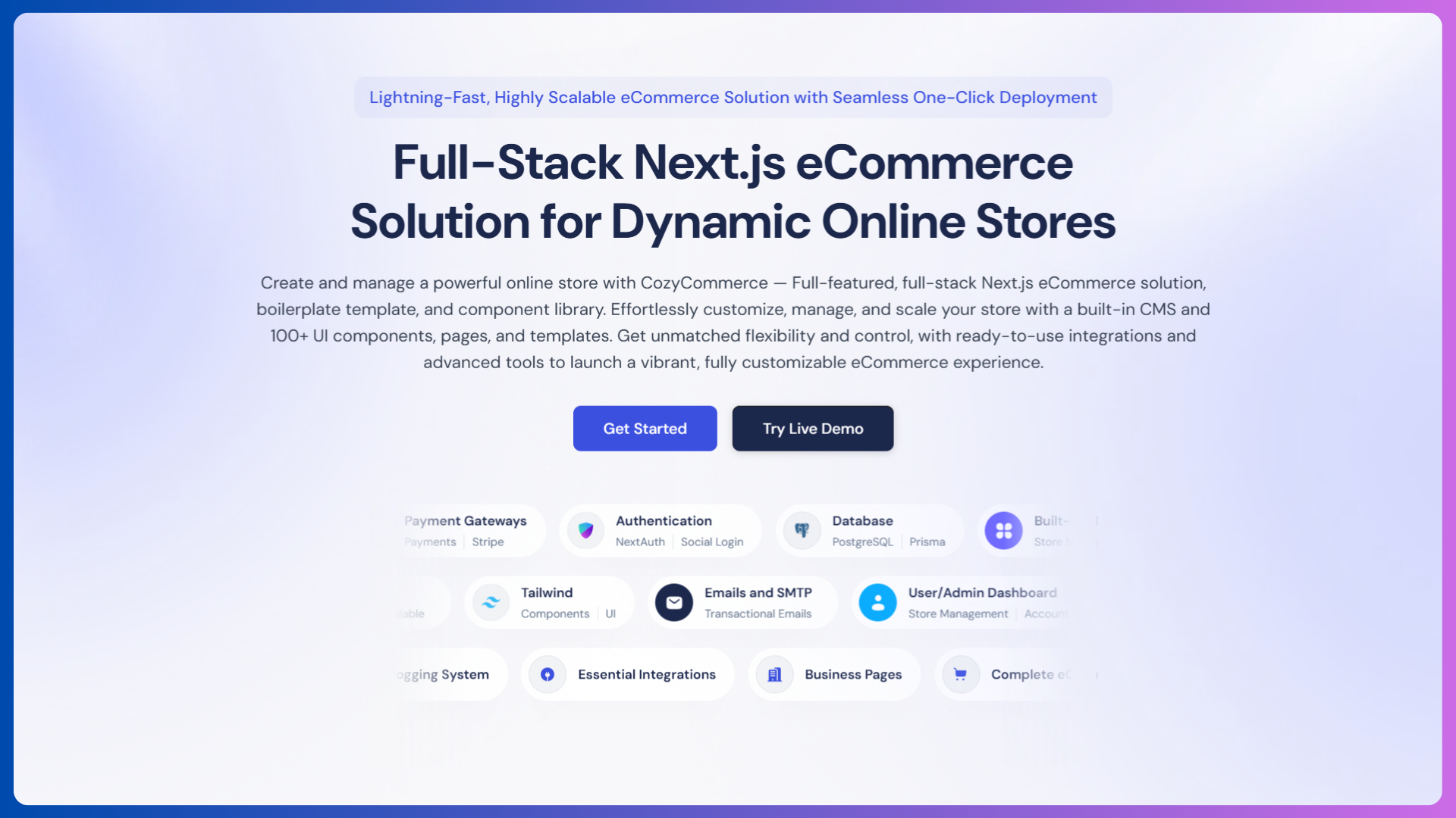 cozyCommerce