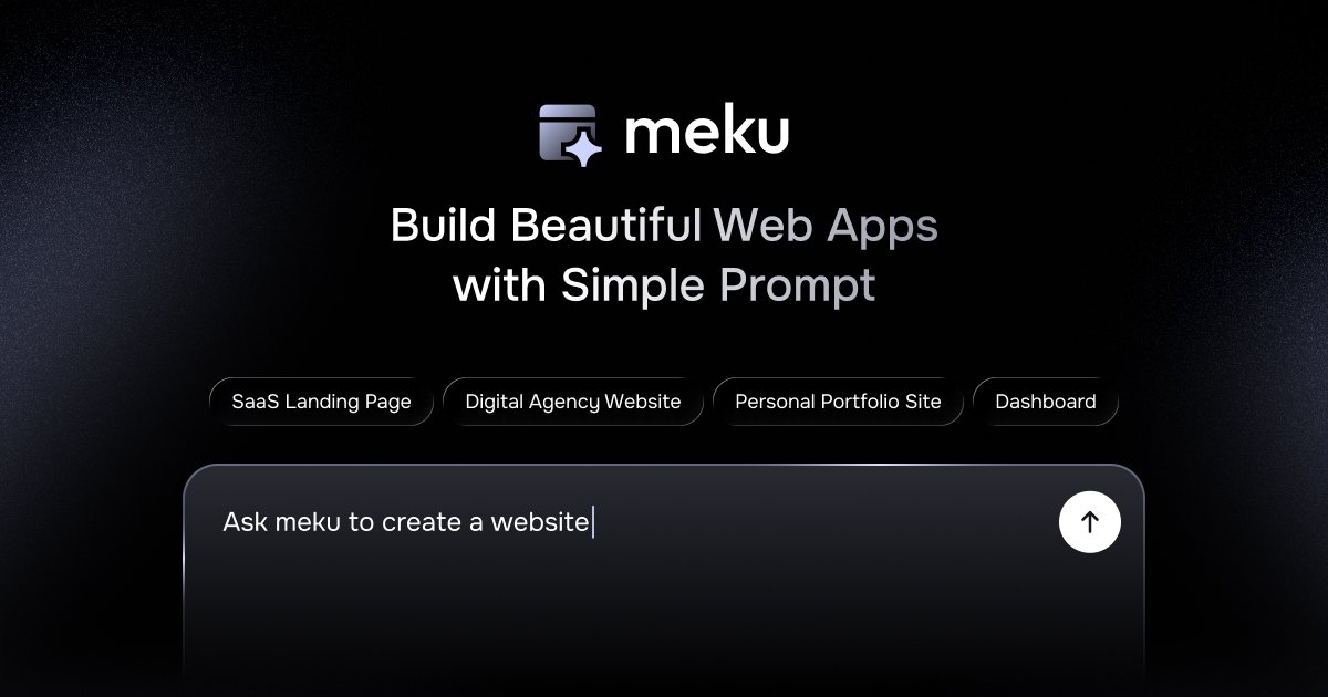 meku - free AI web apps builder
