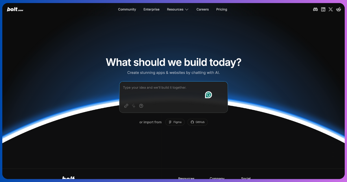 Bolt.new - AI Web App Builder 