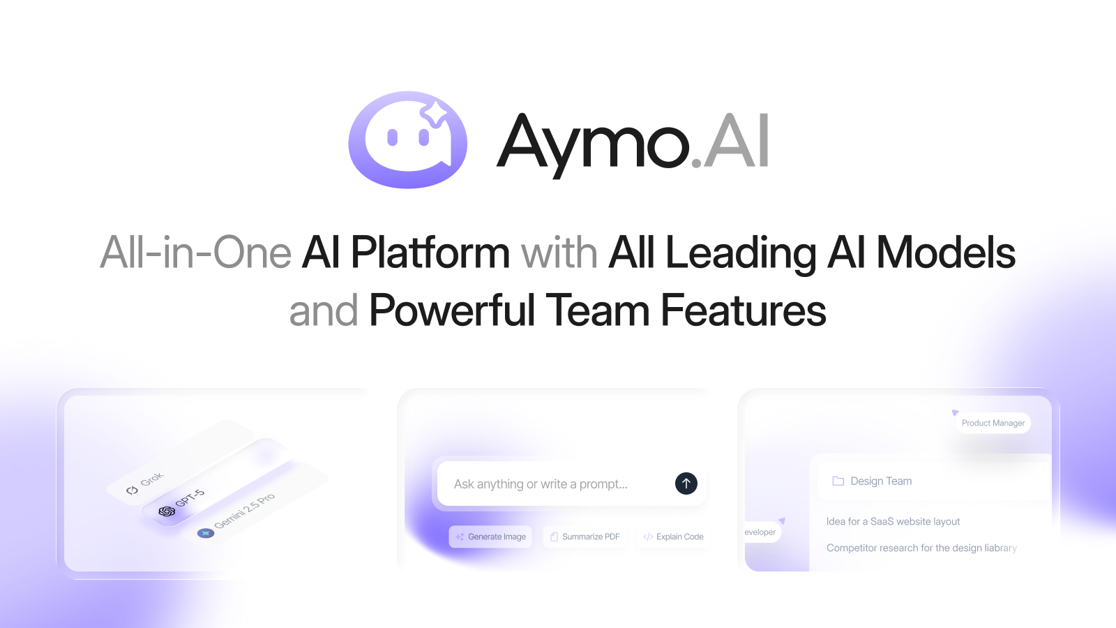 Aymo AI - All-in-One AI Platform 