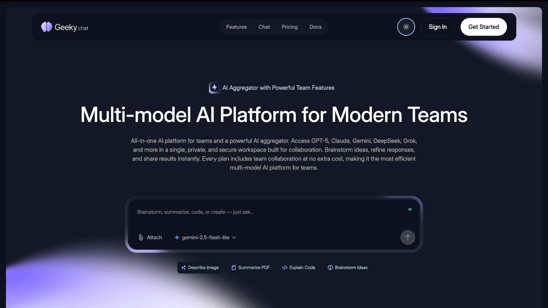 Geeky.chat - Best for Teams and Collaboration