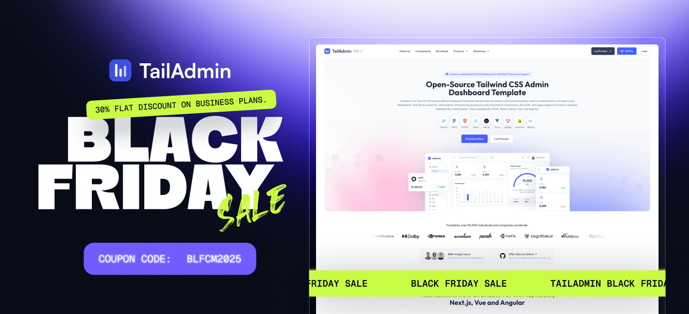 TailAdmin - Black Friday Deals