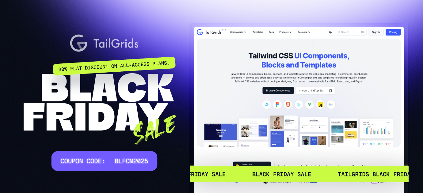 TailGrids - Black Friday Deals