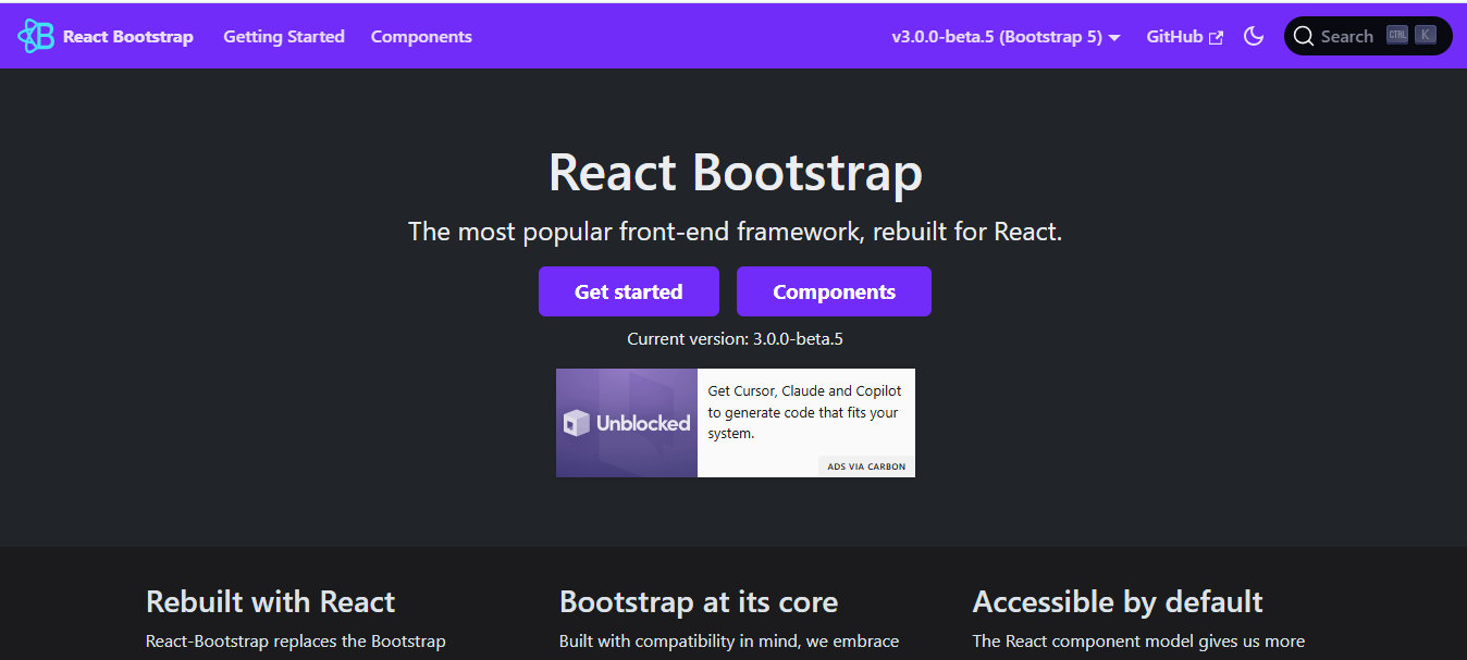 React Bootstrap