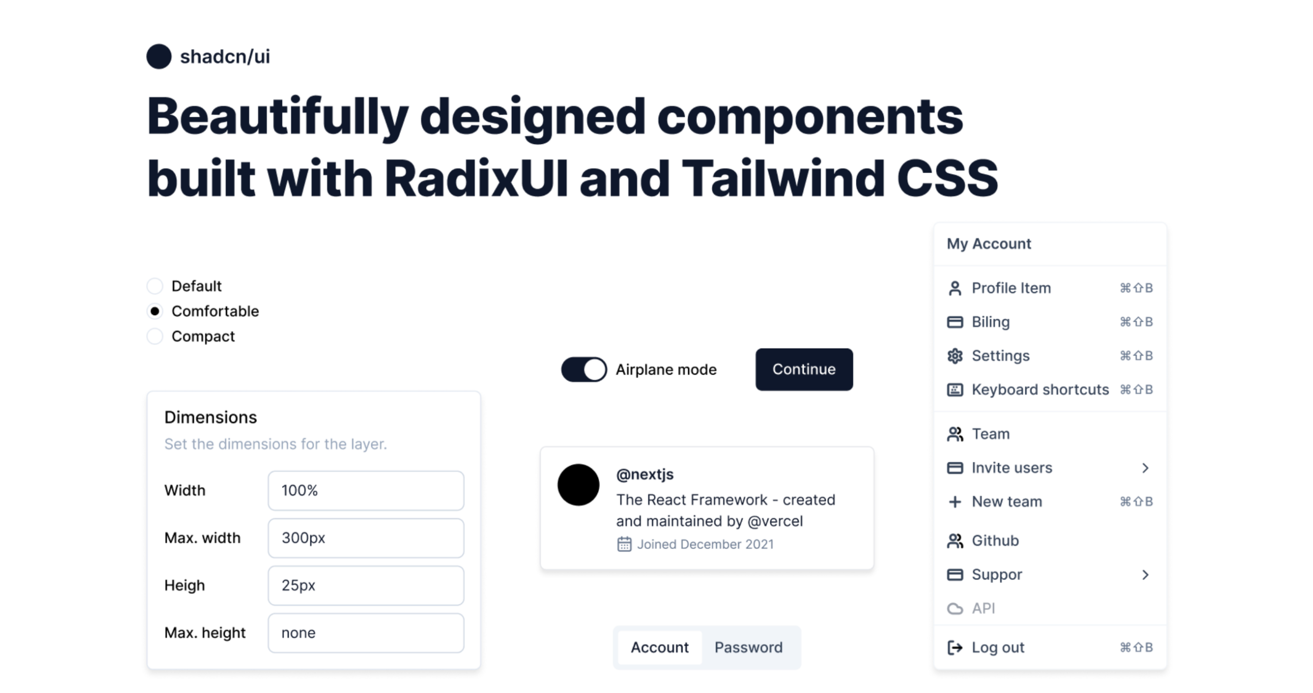 Shadcn Figma UI Kit