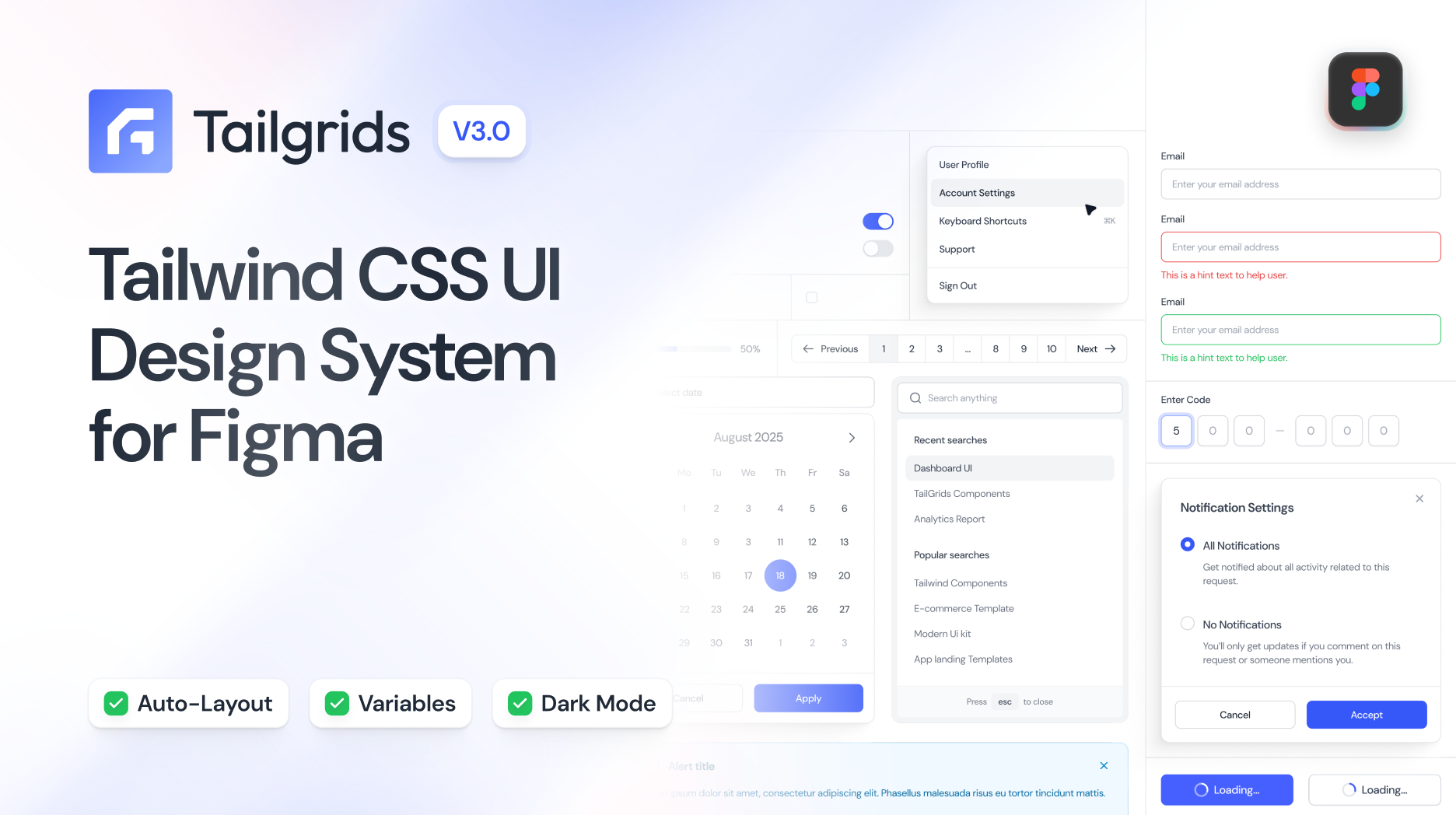 Tailgrids - Figma UI Kits and Design System